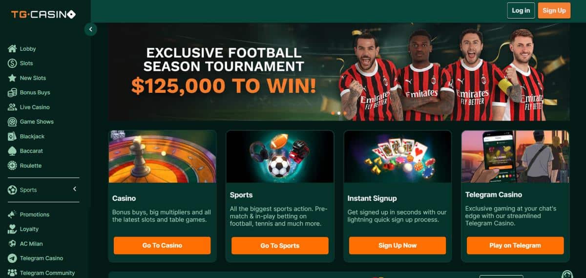 TG.Casino – Die beste Anlaufstelle für Bitcoin Sportwetten